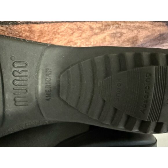 MUNRO Womens Size 7 SS American TRAVELER Loafers Shock Absorbing Heel Gray/Black - Picture 9 of 9